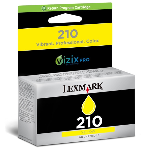 Lexmark 14L0088E (#210) yellow ink cartridge (original Lexmark) 040606 - 1