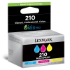 Lexmark 14L0268E (#210) C/M/Y ink cartridge 3-pack (original Lexmark) 040616 - 1