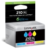 Lexmark 14L0269E (#210XL) C/M/Y ink cartridge 3-pack (original Lexmark)