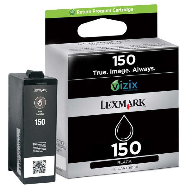 Lexmark 14N1607E (#150) black ink cartridge (original Lexmark) 040456 - 1