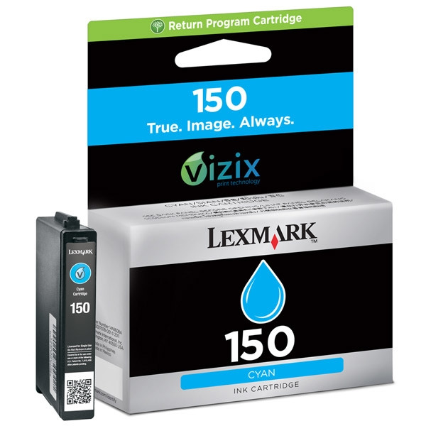 Lexmark 14N1608E (#150) cyan ink cartridge (original) 14N1608E 040458 - 1
