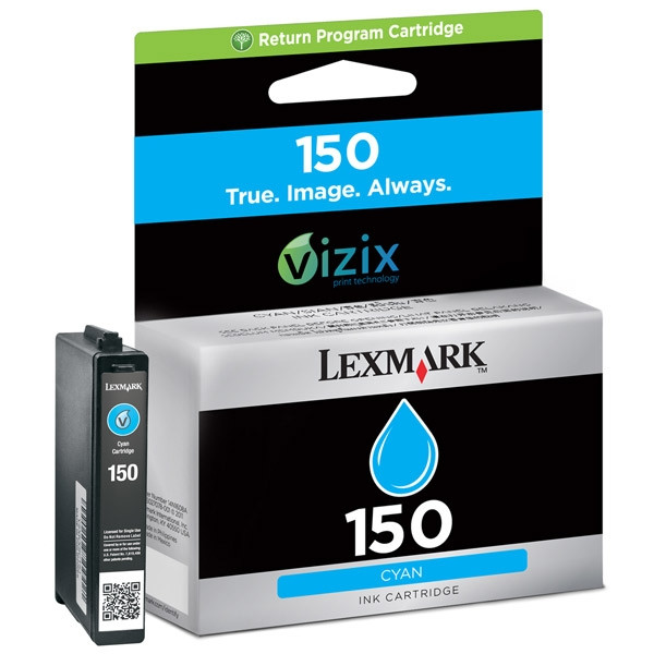 Lexmark 14N1608E (#150) cyan ink cartridge (original Lexmark) 040458 - 1