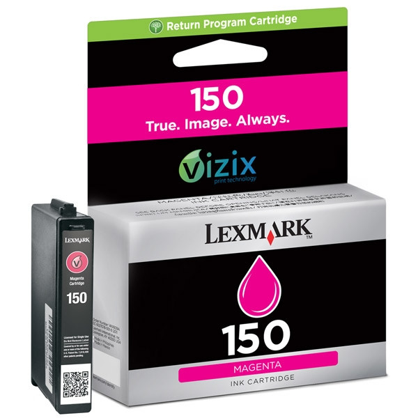 Lexmark 14N1609E (#150) magenta ink cartridge (original) 14N1609E 040460 - 1