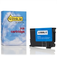 Lexmark 14N1615E (#150XL) high capacity cyan ink cartridge (123ink version) 14N1615EC 040467
