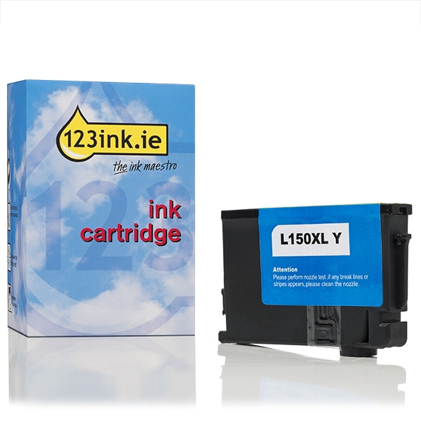 Lexmark 14N1618E (#150XL) high capacity yellow ink cartridge (123ink version) 14N1618EC 040471 - 1