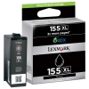 Lexmark 14N1619E (#155XL) extra high capacity black ink cartridge (original Lexmark) 040472 - 1