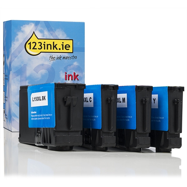 Lexmark 14N16 BK/C/M/Y ink cartridge 4-pack (123ink version) 040485 - 1