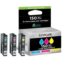 Lexmark 14N1807E (#150XL) C/M/Y 3-pack (original Lexmark) 14N1807E 040482