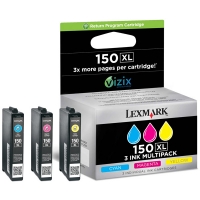 Lexmark 14N1807E (#150XL) C/M/Y ink cartridge 3-pack (original Lexmark) 040482