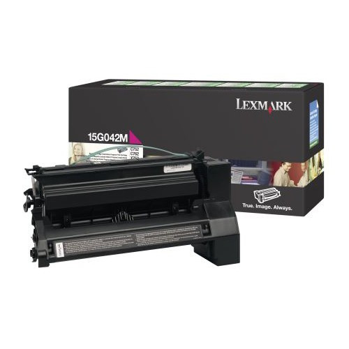 Lexmark 15G042M high capacity magenta toner (original) 15G042M 034545 - 1