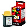 Lexmark 15M0120 (#20) colour ink cartridge (original)