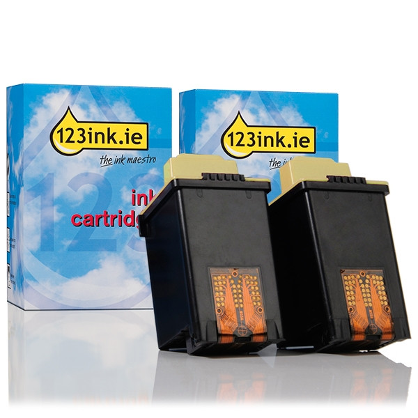 Lexmark 15M0125 (#25) high capacity colour ink cartridge 2-pack (123ink version) 040058 - 1