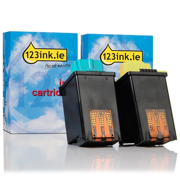 Lexmark 17G0050 (#50) black + 15M0125 (#25) colour ink cartridge 2-pack (123ink version) 040065 - 1