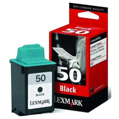 Lexmark 17G0050 (#50) high capacity black ink cartridge (original Lexmark) 17G0050E 040060 - 1