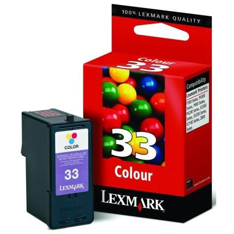 Lexmark 18C0033 (#33) colour ink cartridge (original) 18C0033E 040230 - 1