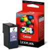 Lexmark 18C1524 (#24) colour ink cartridge (original Lexmark)