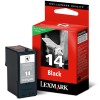 Lexmark 18C2090E (#14) black ink cartridge (original Lexmark)