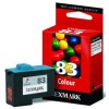 Lexmark 18L0042 (#83) colour ink cartridge (original Lemark) 040200 - 1