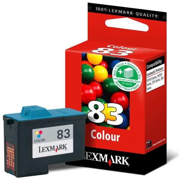 Lexmark 18LX042 (#83) colour ink cartridge (original) 18LX042E 040199 - 1