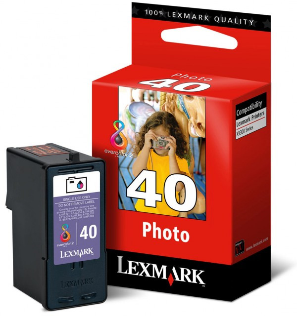 Lexmark 18Y0340E (#40) photo ink cartridge (original) 18Y0340E 040330 - 1