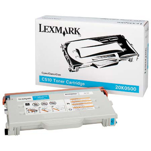 Lexmark 20K0500 cyan toner (original) 20K0500 034405 - 1