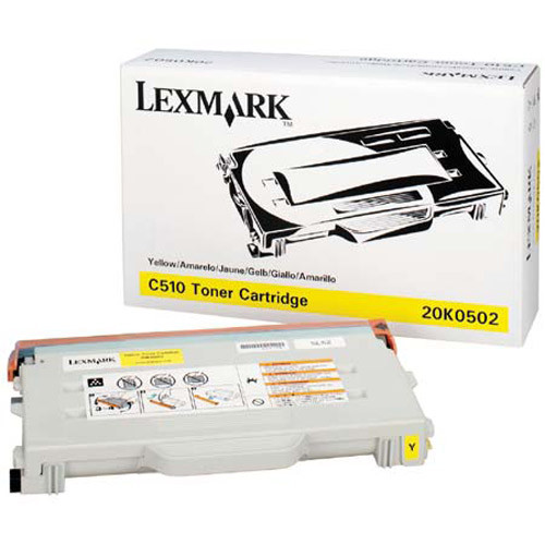 Lexmark 20K0502 yellow toner (original) 20K0502 034415 - 1