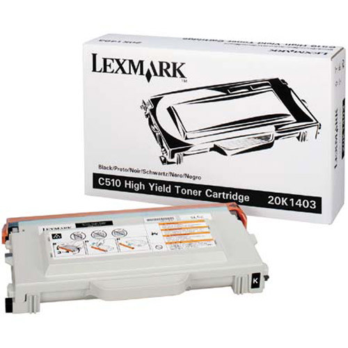 Lexmark 20K1403 high capacity black toner (original Lexmark) 034440 - 1