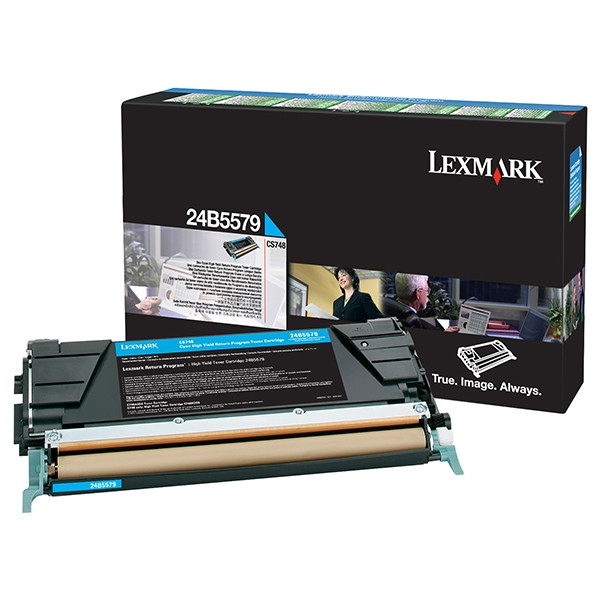 Lexmark 24B5579 high-capacity cyan toner (original Lexmark) 037588 - 1
