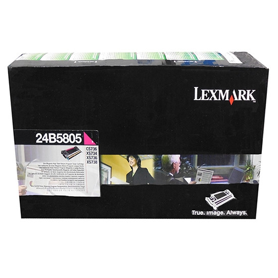 Lexmark 24B5805 magenta toner (original Lexmark) 24B5805 037430 - 1