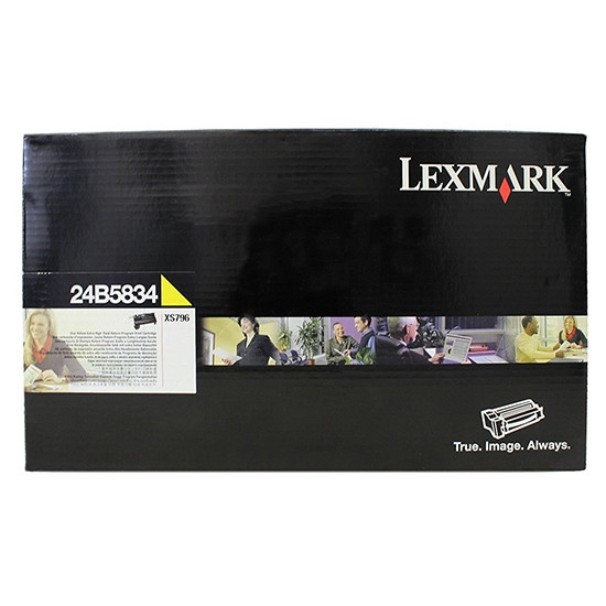 Lexmark 24B5834 yellow toner (original Lexmark) 24B5834 037412 - 1
