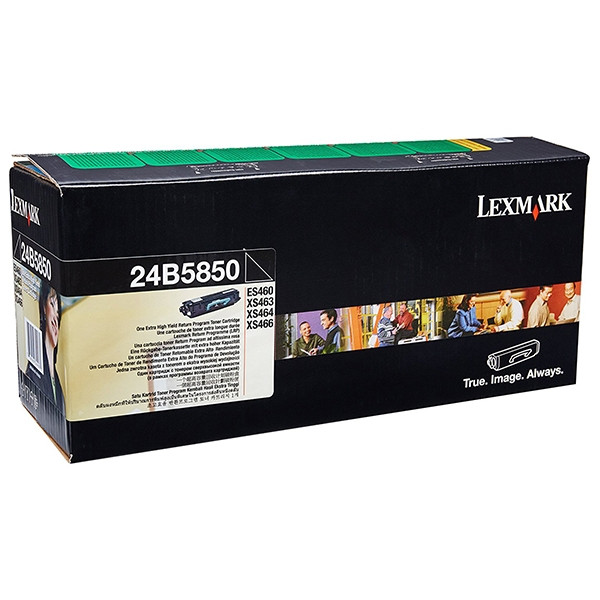 Lexmark 24B5850 black toner (original Lexmark) 24B5850 037434 - 1