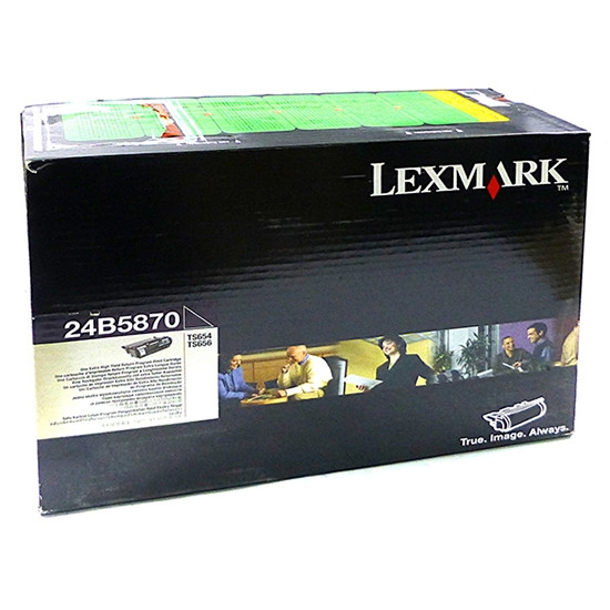 Lexmark 24B5870 black toner (original Lexmark) 24B5870 037394 - 1