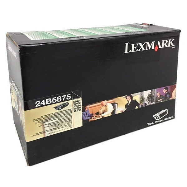 Lexmark 24B5875 black toner (original Lexmark) 24B5875 037404 - 1
