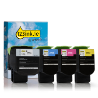 Lexmark 24B60 BK/C/M/Y toner 4-pack (123ink version) 131982
