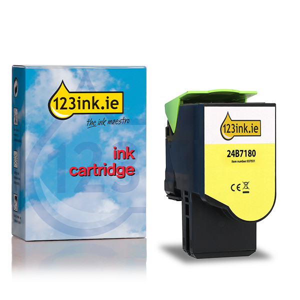 Lexmark 24B7180 yellow toner (123ink version) 037931 - 1