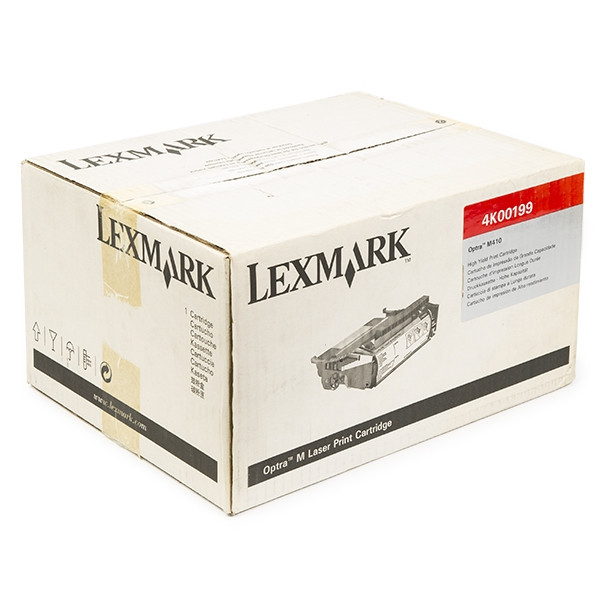 Lexmark 4K00199 high capacity black toner (original) 4K00199 034082 - 1