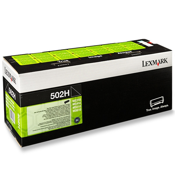 Lexmark 502H (50F2H00) high capacity black toner (original) 50F2H00 037310 - 1
