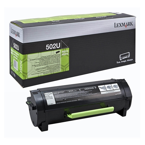 Lexmark 502U (50F2U00) extra-extra high capacity black toner (original Lexmark) 037314 - 1