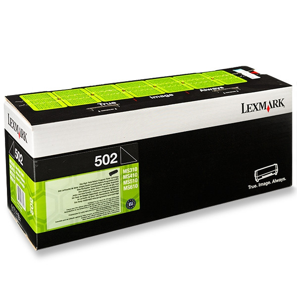 Lexmark 502 (50F2000) black toner (original Lexmark) 50F2000 037308 - 1