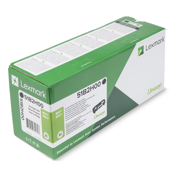 Lexmark 51B2H00 high-capacity black toner (original Lexmark) 037730 - 1