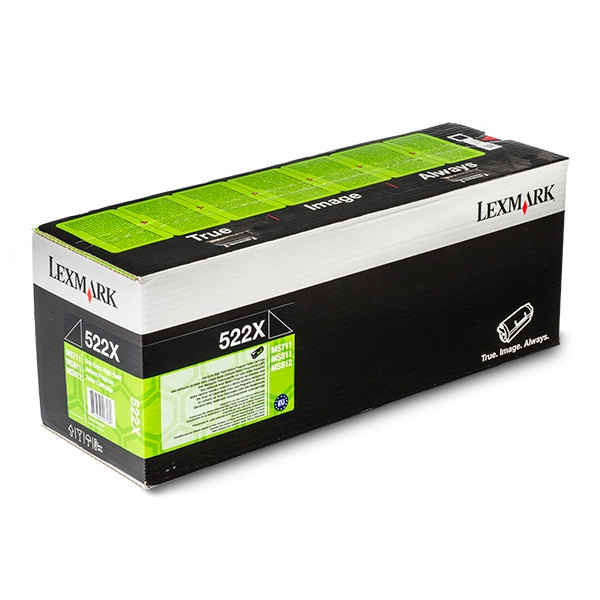 Lexmark 522X (52D2X00) extra high capacity black toner (original Lexmark) 52D2X00 037322 - 1