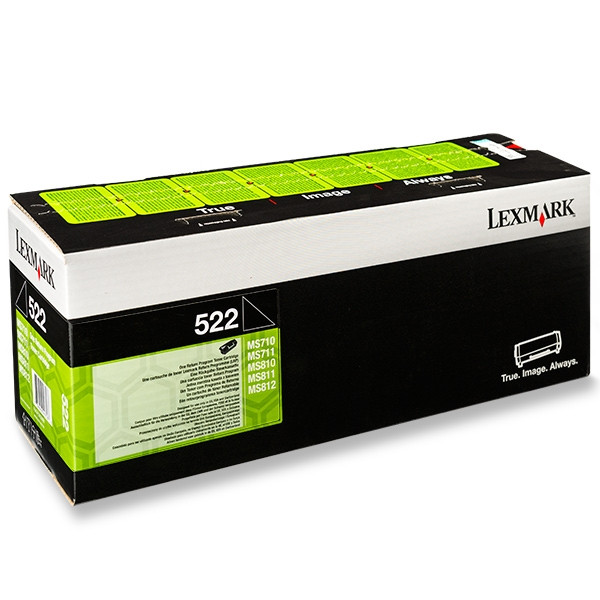 Lexmark 522 (52D2000) black toner (original Lexmark) 52D2000 037318 - 1