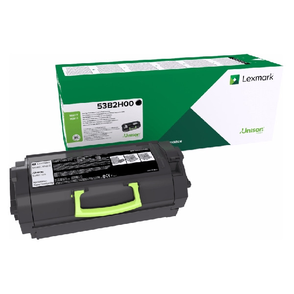 Lexmark 53B2H00 high-capacity black toner (original Lexmark) 037736 - 1