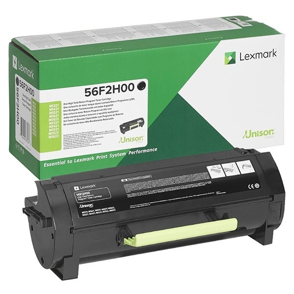 Lexmark 56F2H00 high-capacity black toner (original Lexmark) 037846 - 1