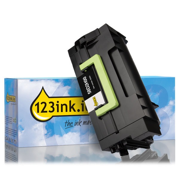 Lexmark 58D2H00 high capacity black toner (123ink version) 58D2H00C 037871 - 1