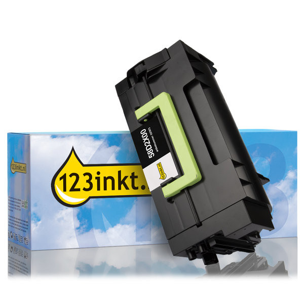 Lexmark 58D2X00 extra high capacity black toner (123ink version) 58D2X00C 037873 - 1