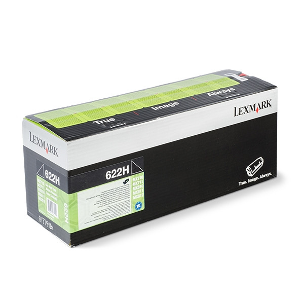 Lexmark 622H (62D2H00) high capacity black toner (original Lexmark) 62D2H00 037232 - 1