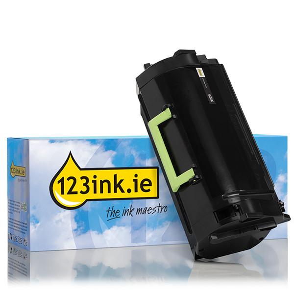 Lexmark 622X (62D2X00) extra high-capacity black toner (123ink version) 037235 - 1