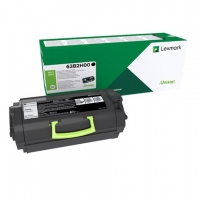 Lexmark 63B2H00 high capacity black toner (original Lexmark) 63B2H00 037776