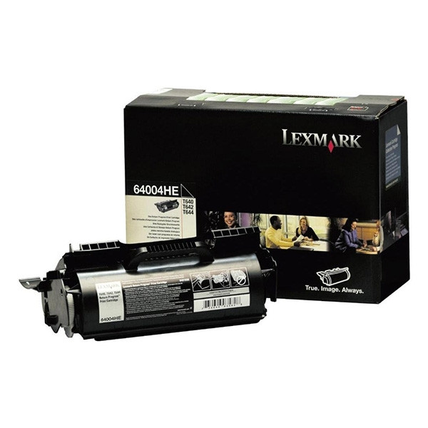 Lexmark 64004HE high capacity toner for label printing (original Lexmark) 64004HE 037334 - 1